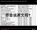 Assistance with English Classes